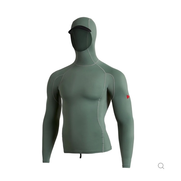 Florence Marine X Long Sleeve Hooded Rashguard - Size L - Picture 1 of 7